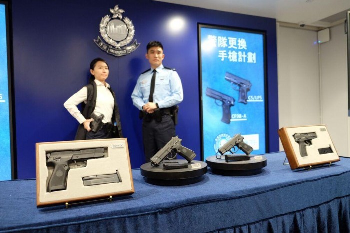 홍콩경찰, 7월 25일부터 새로운 중국산 권총 사용 예정.jpeg
