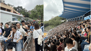 지난 주말 오션파크 인파 폭발로 전성기 시절 회상.jpg