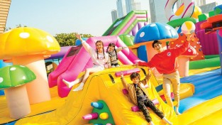 세계 최대 '에어바운스 성' 설 연휴 서구룡 원더랜드서 개최