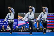 홍콩서 열린 세계태권도품새선수권 13회 연속 종합우승 한국, 금빛 피날레