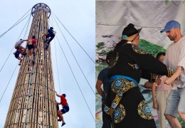 [홍콩뉴스] 청차우 빵 축제 앞두고 '클라이밍 카니발' 열려… 시민들 1…