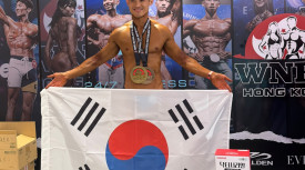 [홍콩한인] 이흥수 약사, 세계적 내추럴 보디빌딩 대회 WNBF 홍콩서 \'마스터 부문 1위\' 기염