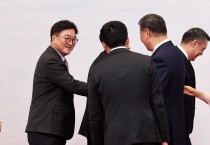 시진핑, 하얼빈서 우원식 국회의장 접견…APEC 방한 논의 관측
