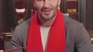 '홍콩 노쇼' 여파…새해 인사한 메시 구단주 베컴에 "中서 나가"