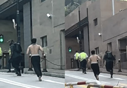 [홍콩사건] 홍콩 고급 주택가 폭푸람에서 무차별 칼부림 소동