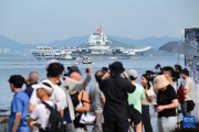 中 항모 산둥함, 반환 28주년 맞아 홍콩 첫 방문