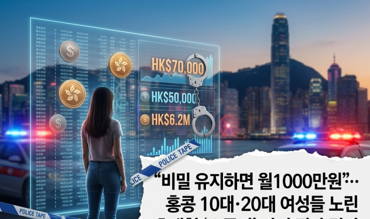 [홍콩사건] "비밀 유지하면 월 1000만원"… 홍콩 10대·20대 여성들 노린 초대형 '스폰서' 사기 집단 덜미