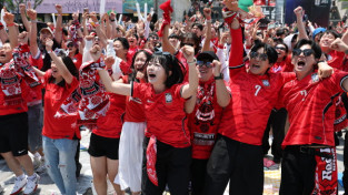 [월드컵] 홍명보호, 체코에 2-1 역전승…32강행 5부능선 넘어