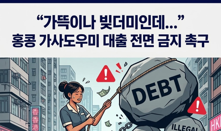 [홍콩사회] "가뜩이나 빚더미인데..." 홍콩 가사도우미 대출 전면 금지 촉구