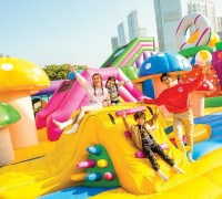 [홍콩이벤트] 세계 최대 '에어바운스 성' 설 연휴 서구룡 원더랜드서 개최