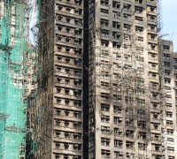 "홍콩 아파트 화재 이면에 보수공사업계 부패•탐욕 있었다"